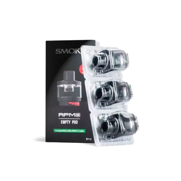 SMOK RPM 5 Replacement Empty Pod 6.5mL | 3-Pack