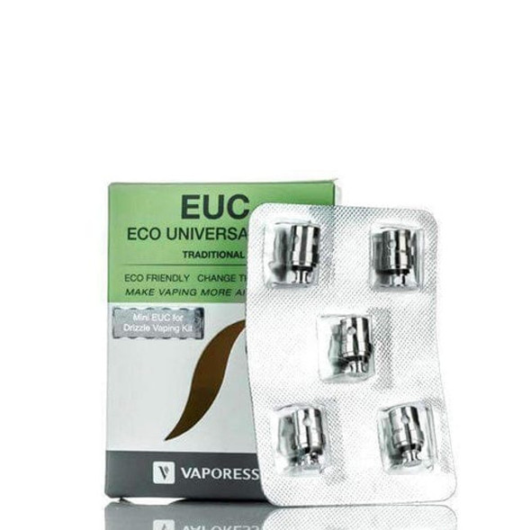 VAPORESSO Drizzle Fit Kit Mini EUC Ceramic Replacement Coils 5 Per Pack