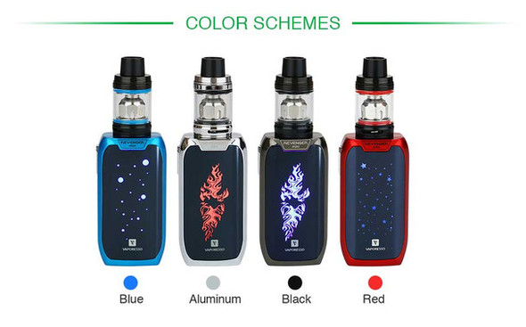 VAPORESSO Revenger Mini Kit 85W Black ,Blue, Red, Aluminum.