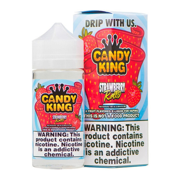 CANDY KING E LIQUID 100 ML
STRAWBERRY ROLLS