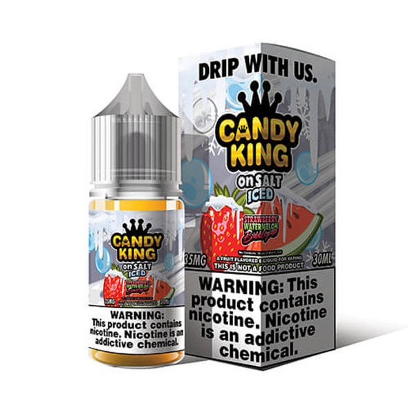 CANDY KING T.F.N SALT E-LIQUID 30 ML
Strawberry Watermelon Bubblegum Ice