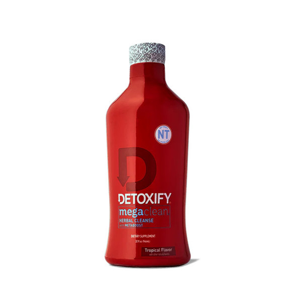DETOXIFY MEGA CLEAN HERBAL CLEANSE 32OZ TROPICAL FLAVOURED