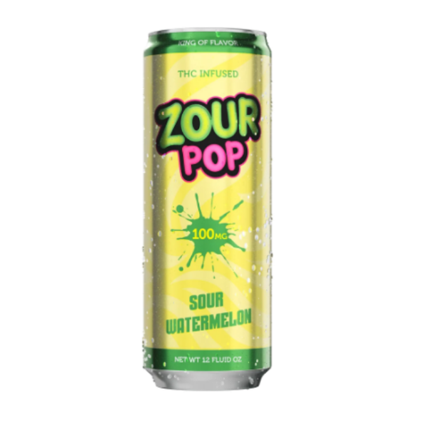Zour Pop THC Drinks 100MG