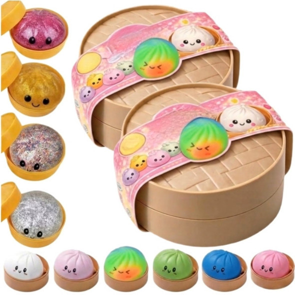 Glitter Dumpling Squishy Mystery Box