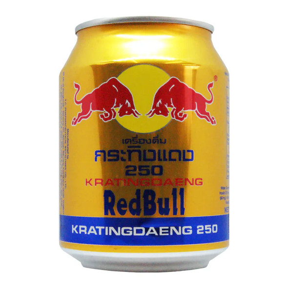 RED BULL KRATINGDAENG 250mL ENERGY DRINK ORIGINAL(VIETNAM) | PACK OF 24