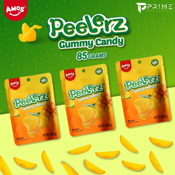 Amos Peelerz 3OZ Gummy Mango Candy