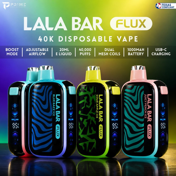 Lala Bar Flux 40K Vape Texas Compliant