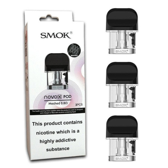 Smok Novo X Replacement Pods - Pack of 3