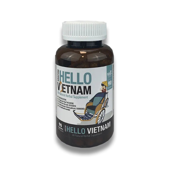 BUMBLE BEE 90 CAPSULES KRATOM IN JAR