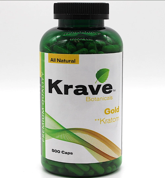 KRAVE Botanicals Exclusive 500 Ct Premium Kratom