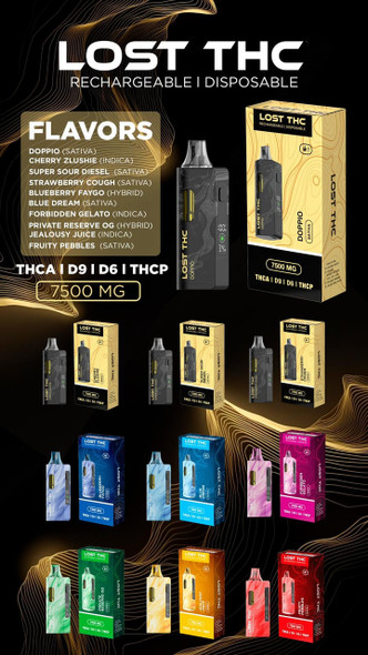 Lost THC V2 Disposable Vape 7.5G
