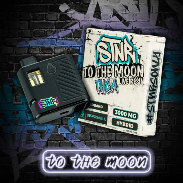 STNR To The Moon THCA Disposable Vape Live Resin 3G