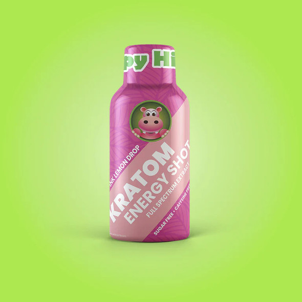 HAPPY HIPPO KRATOM ENERGY SHOTS 2FL OZ (PACK OF 12)