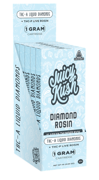 Juicy Kush Diamond Rosin Cartridge | 1g Pack of 5