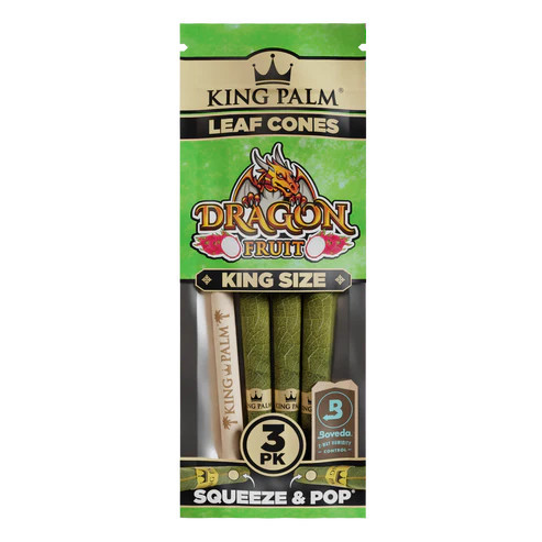 KING PALM KING SIZE 109MM LEAF CONES 3PACK 15CT