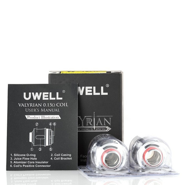 Uwell Valyrian 2 Replacement Coils (2 Pcs Per Pk)