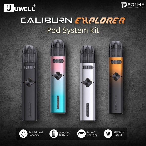 Uwell Caliburn Explorer Pod System Kit 32W