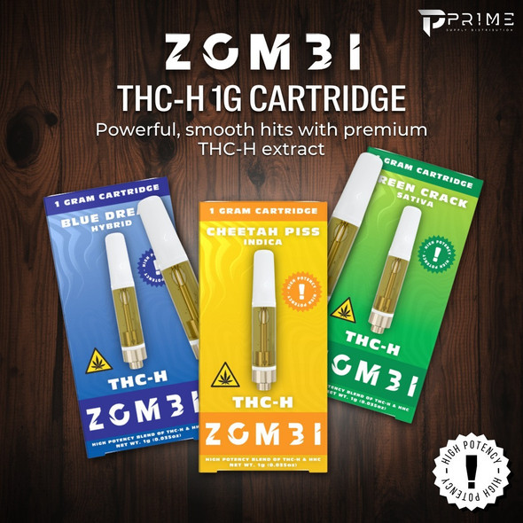 ZOMBI THC-H 1G CARTRIDGE 6 PACK
