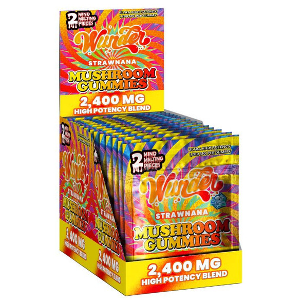 Wunder Entheogenic Mushroom Gummies 1200MG Nootropic Blend