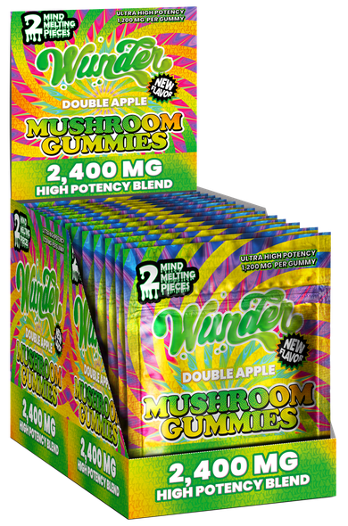 Wunder Ultra High Potency Mushroom Gummies 1200MG