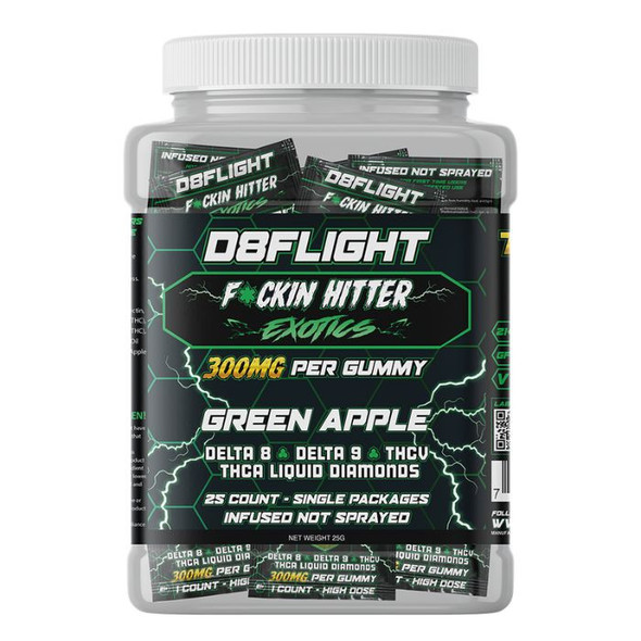 D8Flight Fcking Hitter Exotic Liquid Diamonds Gummies 3000MG