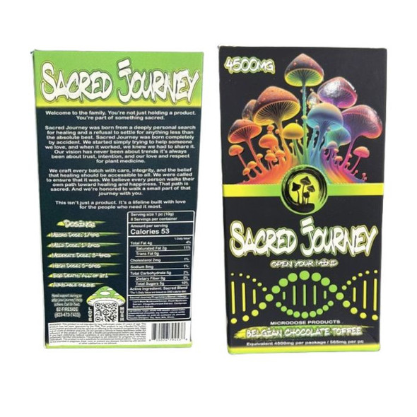Sacred Journey Mushroom Chocolate Bar