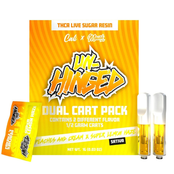 Cali Extrax x Maui Labs Unhinged Dual THCA Carts 1G