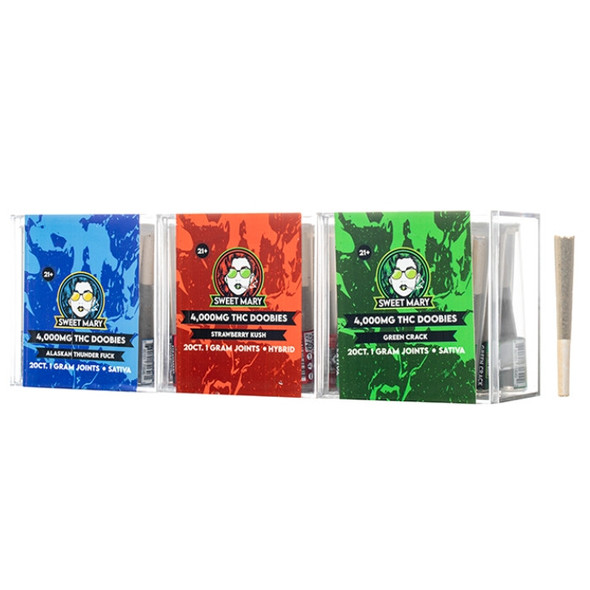 Sweet Mary 4000MG THC Pre Rolls Doobies 1G