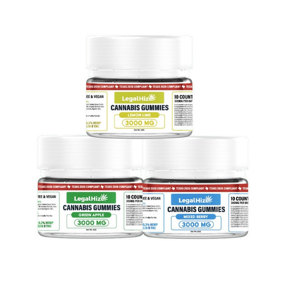 LegalHize Cannabis Gummies 3000MG Georgia Compliant