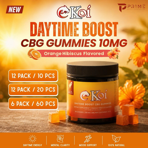 Koi Daytime Boost CBG Gummies 10MG