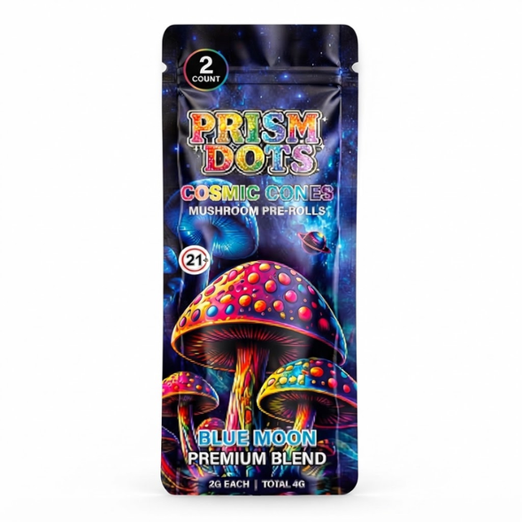 Prism Dots Cosmic Cones Mushroom Pre Rolls 2G