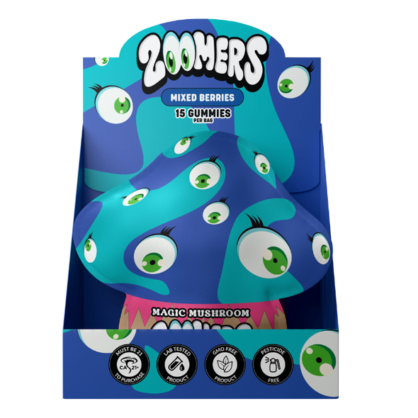Zoomers Magic Mushroom Gummies 15 Pieces