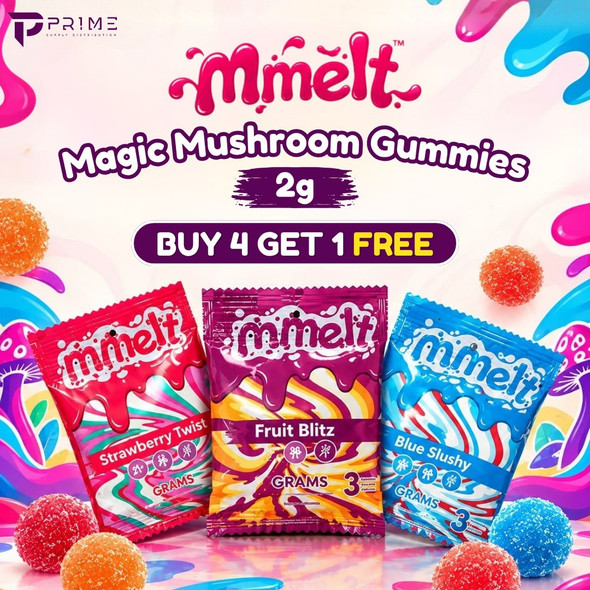 Mmelt Magic Mushroom Gummies 2G