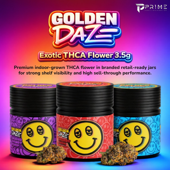 Golden Daze Exotic THCA Flower 3.5G