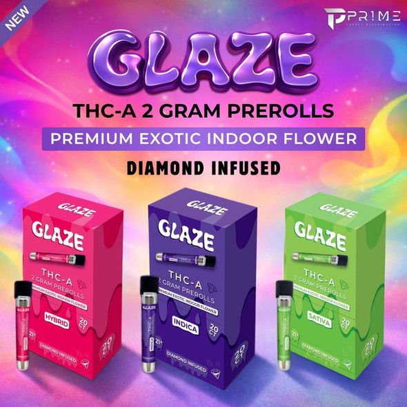 Glaze THCA Pre Rolls 2G