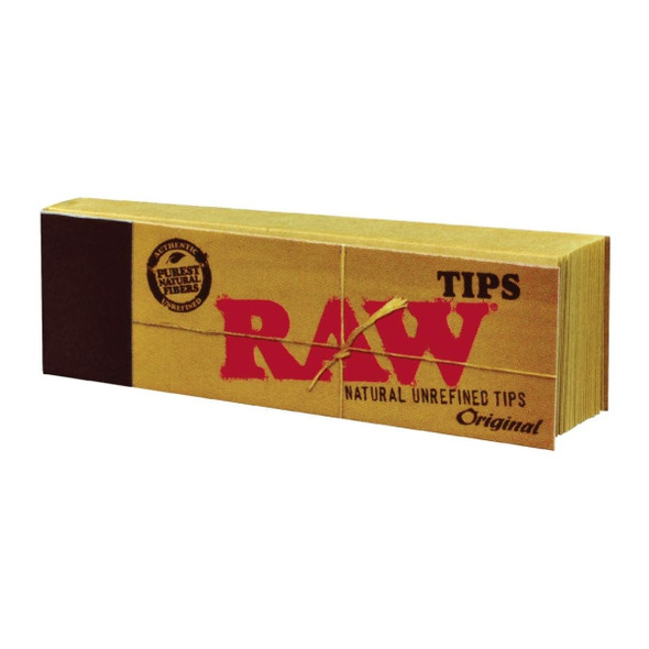 RAW ORIGINAL ROLLING TIPS 50 COUNT PACK (DISPLAY OF 50)