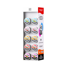 Close-up view of the Juice Head Counter Top Nicotine Pouch Display, focusing on the materials and craftsmanship. The premium acrylic and metal construction is highlighted, showing off the sturdy build and clean lines that make it ideal for high-traffic retail environments. The Juice Head branding is prominently featured, reinforcing the display’s role in marketing and customer engagement