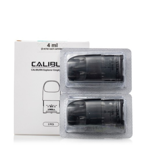 Uwell Caliburn Explorer Empty Replacement Pod Cartridge - 2 Pack