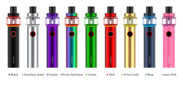 SMOK Vape Pen 22 Kit Light Edition Stainless Steel Prism Rainbow Green Red Prism Gold Blue Black Purple Auto Pink