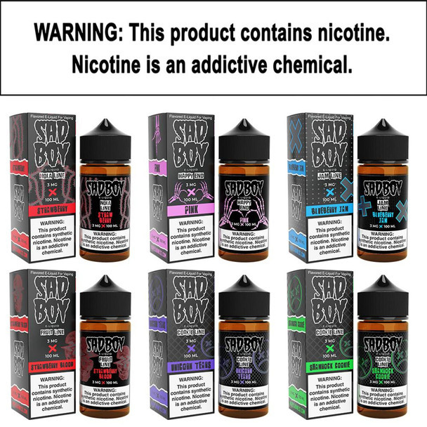 SADBOY TOBACCO FREE NICOTINE 100ML E-LIQUID
