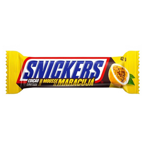 SNICKERS MOUSSE DE MARACUJA CHOCOLATE 42G PACK  OF 20 (BRAZIL)