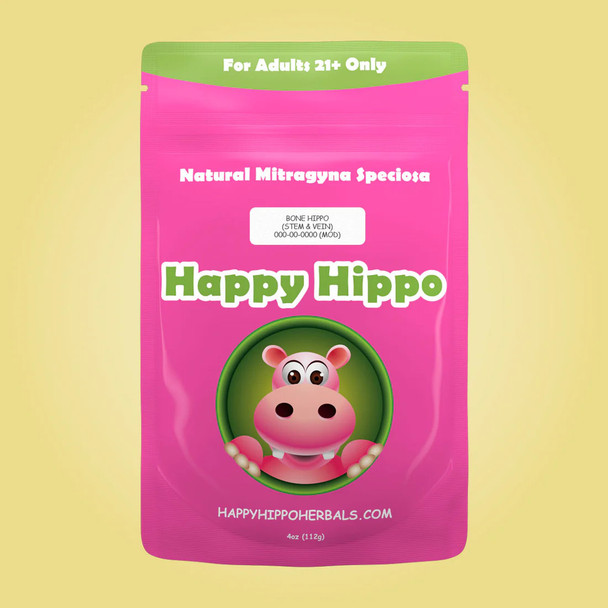 HAPPY HIPPO KRATOM POWDER 4oz