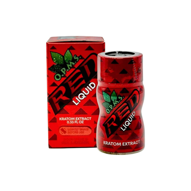 OPMS Red Kratom Extract Liquid Shots