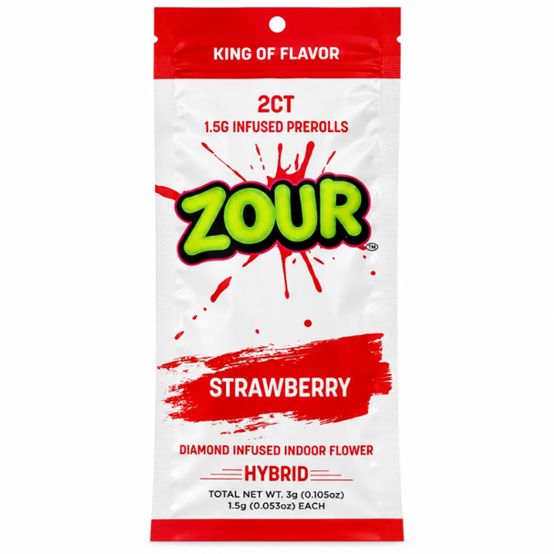 Zour Diamond Infused Pre Rolls 1.5G