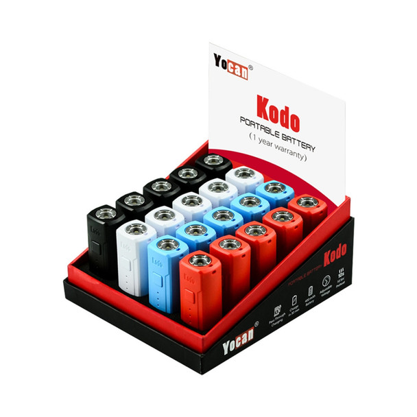 Yocan Kodo Cartridge Mod 400mAh - Display of 20