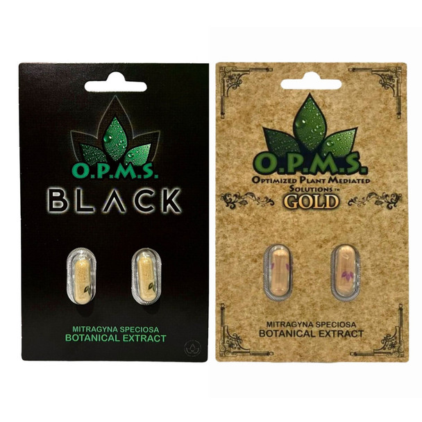 OPMS Kratom Extract Capsules (2ct) - Pack of 10