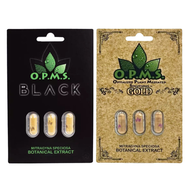 OPMS Kratom Extract Capsules (3ct) - Pack of 10