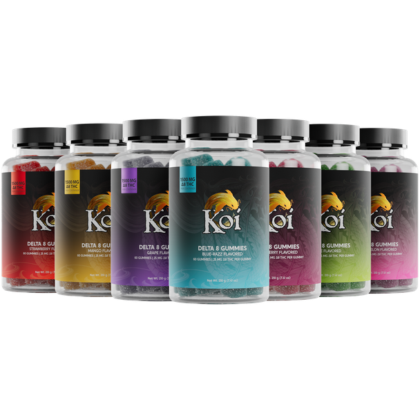 KOI DELTA 8 THC GUMMIES 1500MG | 60CT |