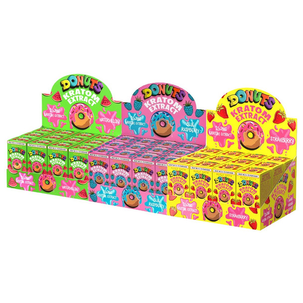 DONUTS 250MG KRATOM SHOTS 12 PACK
