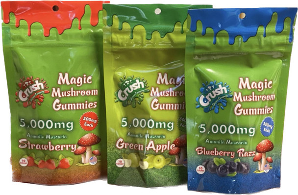CRUSH 5000MG GUMMIES 6PK